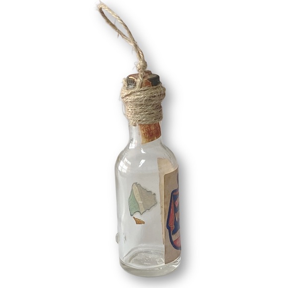 Jacquin's Vodka Royale Artisan Vintage Glass Miniature Bottle Unique Ornament - Picture 3 of 6
